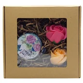 Świece - Zestaw Świeca Sojowa+Róże Mydlane WP3 - miniaturka - grafika 1