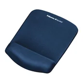 Podkładki pod mysz - Podkładka pod mysz i nadgarstek FELLOWES plush touch niebieska -9287302- - miniaturka - grafika 1