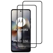 Szkła hartowane na telefon - Szkło hartowane TECH-PROTECT Glass Fit+ do Motorola Moto G56 5G Czarny (2 szt.) - miniaturka - grafika 1