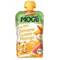 Desery dla dzieci - DAMIA MOGLI Mus owocowy banan guawa mango 100 g - miniaturka - grafika 1