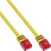 Patchcordy - InLine 2m - kabel sieciowy U/UTP - 1000 Mbit - Cat.6 - RJ45 - żółty 71602Y - miniaturka - grafika 1