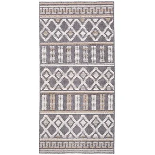 Dywan wewnętrzny MULTIDECOR Nepal Geometria 508235 80 x 153 cm Antracyt - Dywany - miniaturka - grafika 1