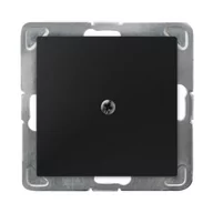 Klawisze i ramki - Ospel IMPRESJA Zaślepka czarny metalik Z-1Y/m/33 Z-1Y/m/33 - miniaturka - grafika 1