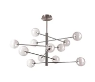 Lampy sufitowe - Ideal Lux - LED Żyrandol EQUINOXE 12xG4/2W/230V śr. 128,1 cm chrom/przezroczysty - miniaturka - grafika 1