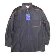 Odzież robocza - KOSZULA EMERTON SZARO-POMARAŃCZOWA - miniaturka - grafika 1