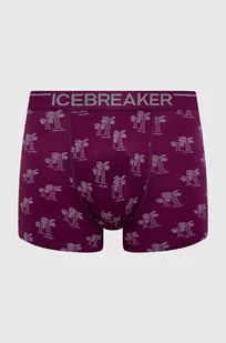 Icebreaker bielizna funkcyjna Merino Anatomica kolor fioletowy - Bielizna sportowa męska - miniaturka - grafika 1