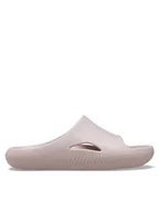Klapki i japonki męskie - Crocs Klapki Mellow Recovery Slide 208392 Różowy - miniaturka - grafika 1