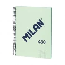 Milan Zeszyt na spirali A4 1918 kratka 80 kartek - Zeszyty szkolne - miniaturka - grafika 1