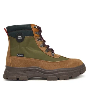 Trapery Pepe Jeans Track Sky B PBS500003 Brązowy - Buty dla chłopców - miniaturka - grafika 1