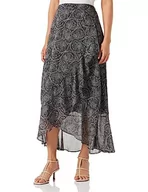 Spódnice - TILDEN Spódnica damska 37230926, czarna wielokolorowa, L, czarny wielokolorowy, L - miniaturka - grafika 1