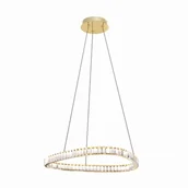 Lampy sufitowe - Athesa lampa wisząca (z pilotem) 1xLED/25W złota MD3169-1-3GT - miniaturka - grafika 1