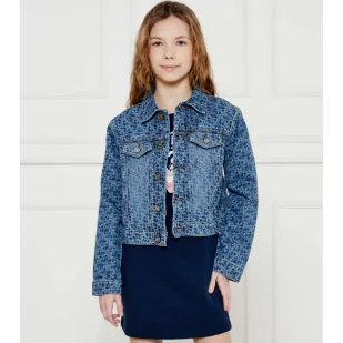 Guess Kurtka jeansowa Regular Fit - Kurtki i płaszcze dla dziewczynek - miniaturka - grafika 1