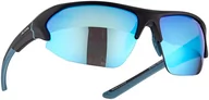 Okulary sportowe - Alpina Alpina Lyron HR Okulary rowerowe, black matt/blue/blue mirror  2021 Okulary triathlonowe 8632381 - miniaturka - grafika 1