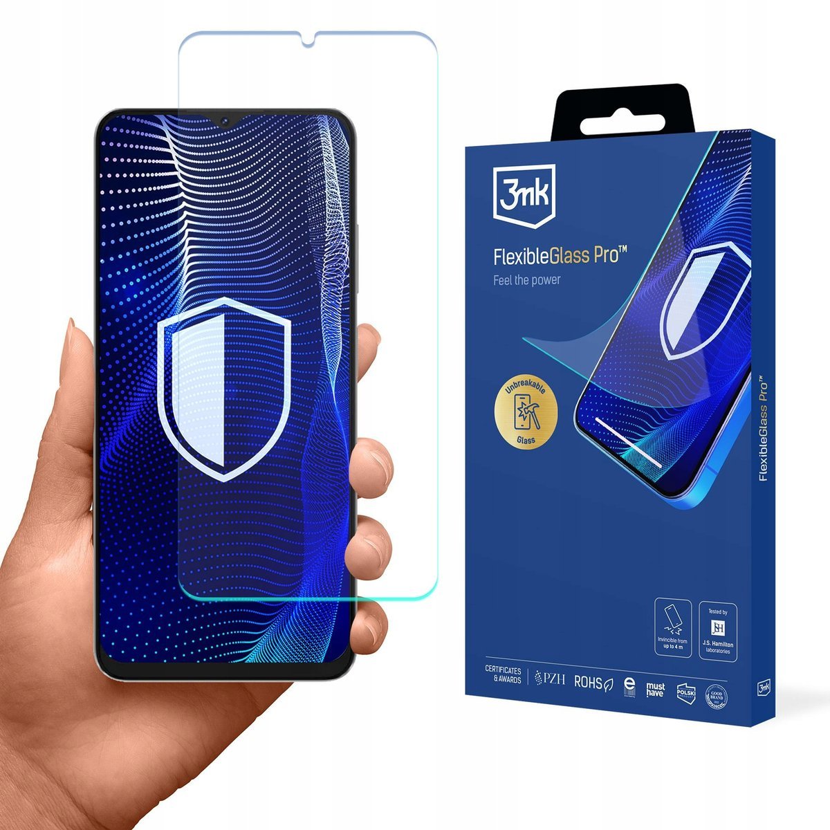 Szkło hybrydowe na ekran do Oscal Tiger 10 - 3mk FlexibleGlass Pro
