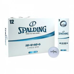 Piłki golfowe SPALDING Spin (białe) - Golf - miniaturka - grafika 1