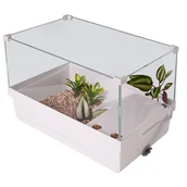 Akwaria i zestawy akwarystyczne - SUNSUN TURTLE WATER BOX L - AKWA-TERRARIUM DLA ŻÓŁWIA Z WYSPĄ I FILTREM - miniaturka - grafika 1