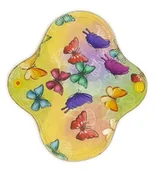 Podpaski - MAŁA S Podpaska wielorazowa bambusowa - Motyle - miniaturka - grafika 1