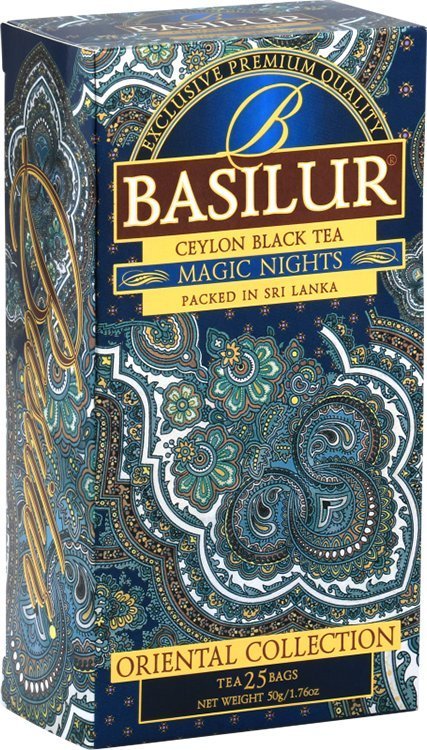 Basilur Basilur MAGIC NIGHTS herbata czarna truskawka morela ananas papaja - ekspresowa 25 x 2 g