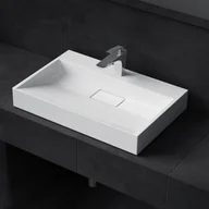 Umywalki - Umywalka Nablatowa Z Konglomeratu - Gono Swiss Meyer 80 Cm - miniaturka - grafika 1