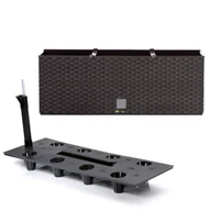 Donice - Donica skrzynka wkład nawadniający 19,2x51,4x18,6 cm umbra - miniaturka - grafika 1