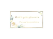 Gadżety na imprezę - Naklejki na pudełka na ciasto - 30 szt. - miniaturka - grafika 1