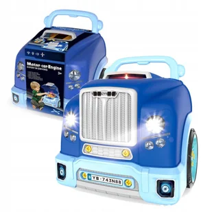 WARSZTAT MAŁEGO MECHANIKA SILNIK POJAZD AUTO DO ROZKRĘCENIA ZESTAW - Zabawy w naśladowanie dorosłych - miniaturka - grafika 1