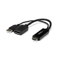 Adaptery i przejściówki - StarTech HD2DP adapter kablowy Czarny - miniaturka - grafika 1