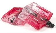 Pedały rowerowe - Salt Plus Stealth SB pedały BMX Clear Red - miniaturka - grafika 1