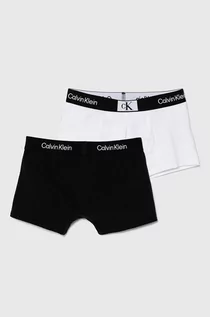 Majtki dla dzieci - Calvin Klein Underwear bokserki dziecięce 2-pack kolor czarny - grafika 1
