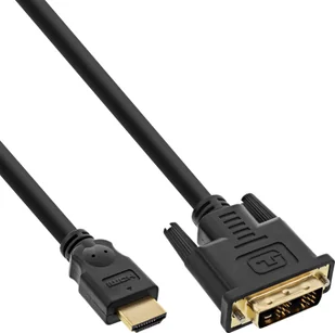 Kabel InLine HDMI - DVI-D 2m czarny B-17662P - Kable komputerowe i do monitorów - miniaturka - grafika 1
