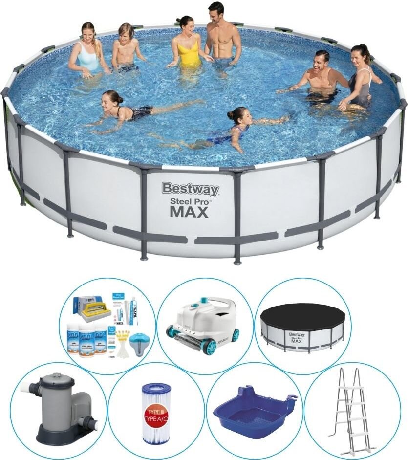 Basen Super Deal - Bestway Steel Pro MAX 549x122 cm Wołowina