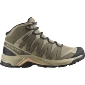 Buty trekkingowe damskie - Salomon Trekkingi X-Adventure Recon Mid Gore-Tex L47815200 Brązowy - miniaturka - grafika 1