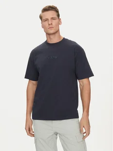 Vans T-Shirt Essential VN000HPZ Granatowy Loose Fit - Koszulki męskie - miniaturka - grafika 1