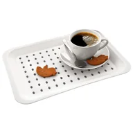 Tace i patery - Orion Taca Kuchenna Do Serwowania Biała 33X23 cm - miniaturka - grafika 1