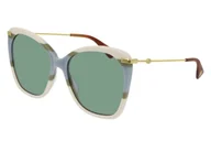 Okulary przeciwsłoneczne - Okulary damskie Gucci przeciwsłoneczne motylki - miniaturka - grafika 1