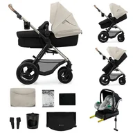 Wózki dziecięce - Wózek wielofunkcyjny KINDERKRAFT Moov 2 Air 4w1 Szary - miniaturka - grafika 1