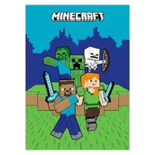 Koce i narzuty dla dzieci - Koc Polarowy   100X140Cm Minecraft - miniaturka - grafika 1