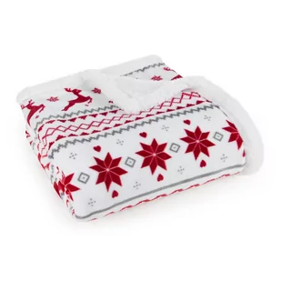 Koc świąteczny 15 150x200 skandynawski - Koce i narzuty dla dzieci - miniaturka - grafika 1