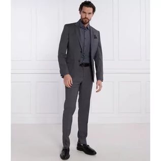 Garnitury - BOSS Wełniany garnitur H-Huge | Slim Fit - grafika 1