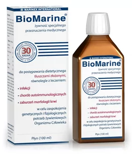 Marinex International BioMarine olej z wątroby rekinów płyn 100 ml 3670671 - Serce i układ krążenia - miniaturka - grafika 1