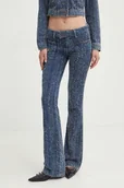 Spodnie damskie - Diesel jeansy D-EBUSH-S damskie high waist A14468.0PGAH - miniaturka - grafika 1