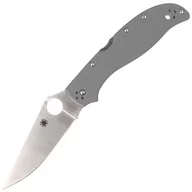 Noże - Nóż składany Spyderco Stretch 2 XL Gray G-10, CPM Cru-Wear Plain (C258GPGYCW) - miniaturka - grafika 1
