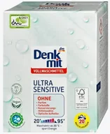 Środki do prania - Denkmit Ultra Sensitive Proszek Do Prania 20 Prań - miniaturka - grafika 1