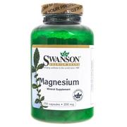 Witaminy i minerały - SWANSON Magnez 200 mg, 250 kapsułek - miniaturka - grafika 1
