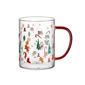 Szklanki - Szklanka Titi Red świąteczna 450 ml - miniaturka - grafika 1