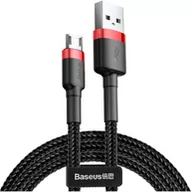 Kable USB - Baseus Kabel cafule CAMKLF-A91 Red (USB M - Micro USB M; 0,50m; kolor czarno-czerwony) 2_207196 - miniaturka - grafika 1