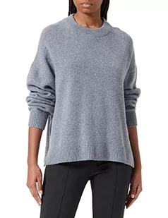 Seidensticker Damski sweter 531333, jasnoszary, L - Swetry damskie - miniaturka - grafika 1