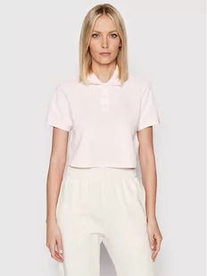Adidas Polo Tennis Luxe H56470 Różowy Relaxed Fit - Koszulki sportowe damskie - miniaturka - grafika 1