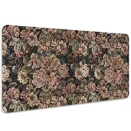 Podkładki na biurko - Mata ochronna na biurko Tkanina z kwiatów 100x50 cm - miniaturka - grafika 1