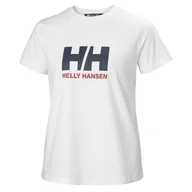 Koszulki i topy damskie - Damska Koszulka z krótkim rękawem HELLY HANSEN W HH LOGO T-SHIRT 2.0 34465_001 – Biały - miniaturka - grafika 1